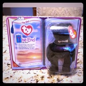THE END, THE BEAR Mcdonalds 2000 Ty Teenie Bean